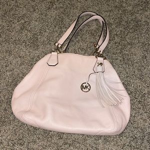 Pink leather Michael Kors purse